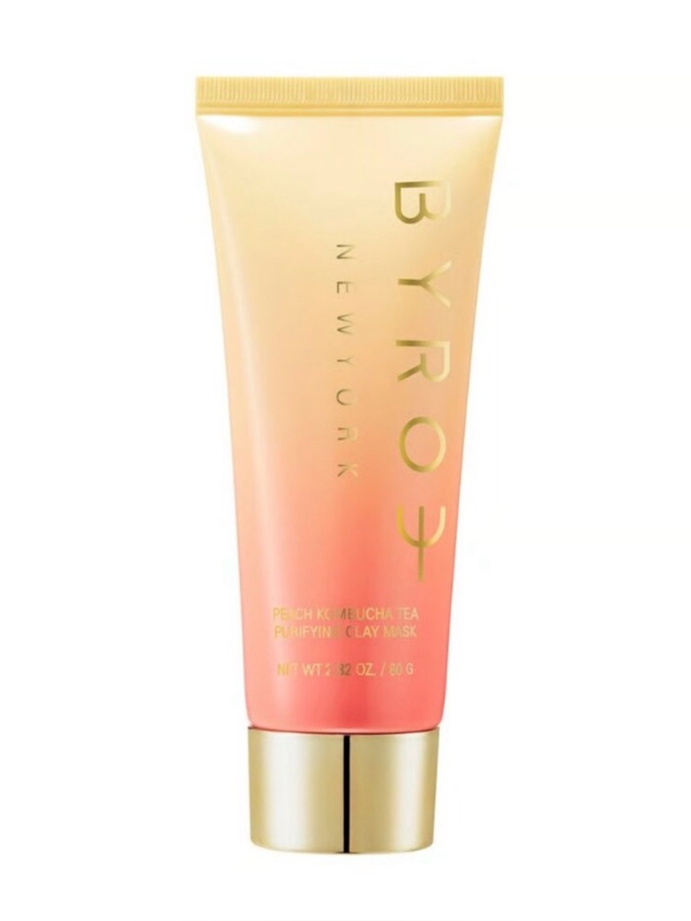 BYROE Peach Kombucha Tea Purifying Clay Mask
